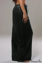 Sequin Loose Wide-Leg Casual Pants image 7