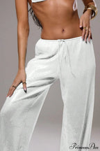 Sequin Loose Wide-Leg Casual Pants image 11