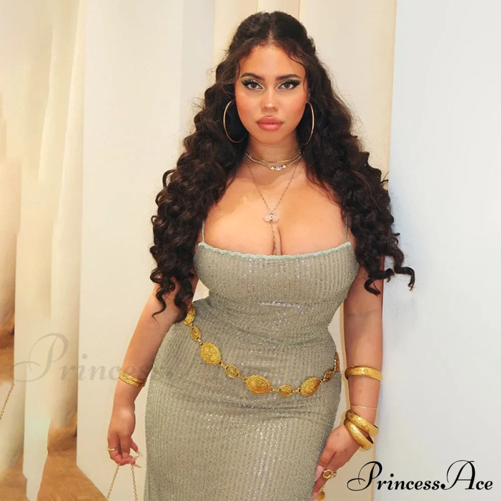 Sequin Mesh Stylish Long Dress image 9