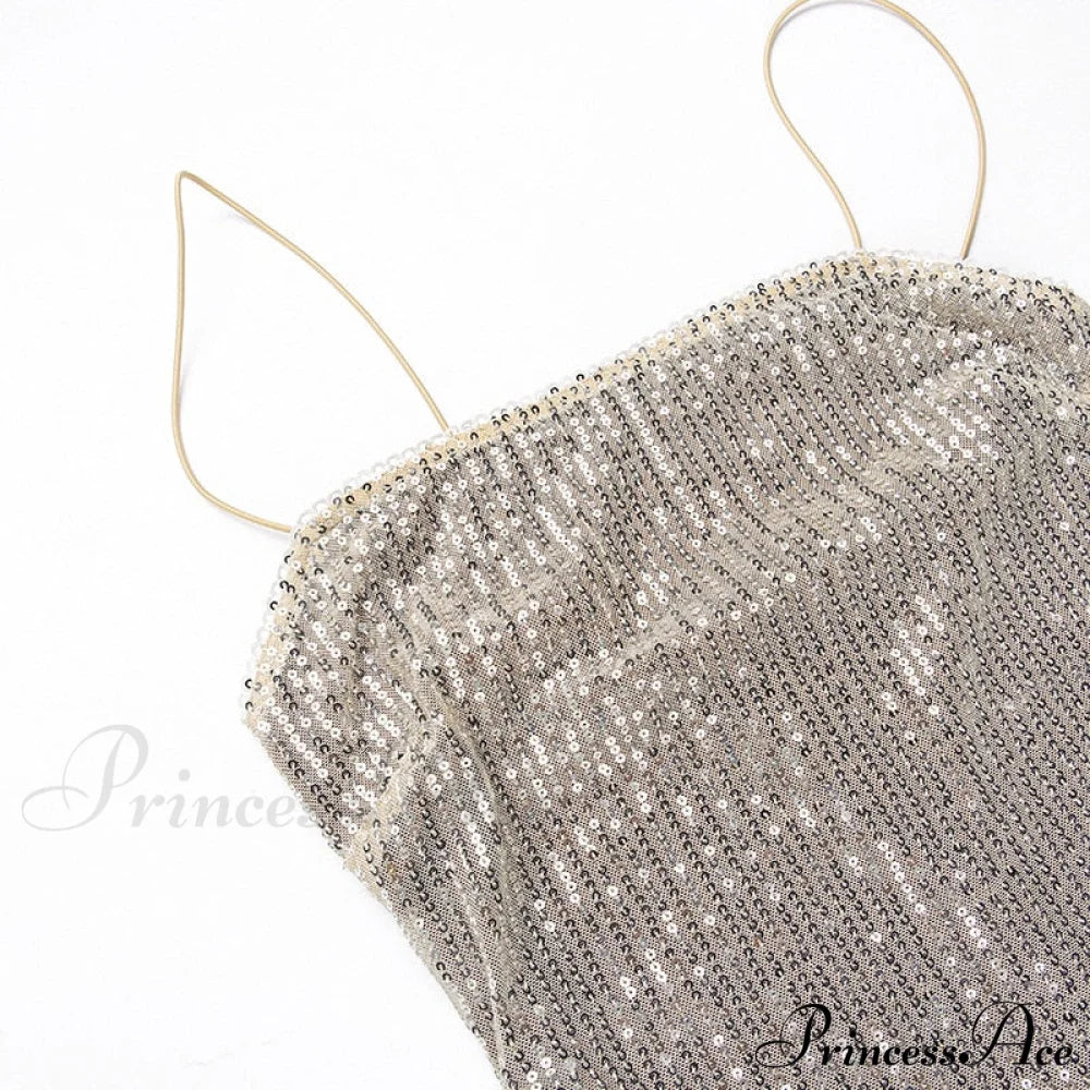 Sequin Mesh Stylish Long Dress image 15