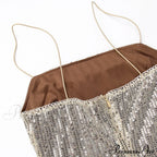 Sequin Mesh Stylish Long Dress image 16