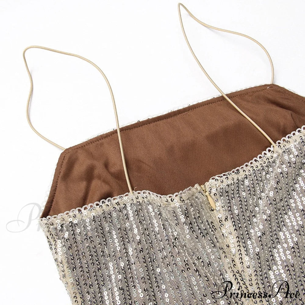Sequin Mesh Stylish Long Dress image 16