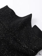 Sequin O Neck Long Sleeve Mini Dress image 5