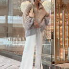 Sequin V-neck Sweater Cardigan image 4