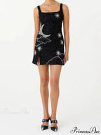 Sequins Sleeveless A-line Mini Dress image 4