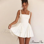Sexy Backless Bow Mini Dress image 3