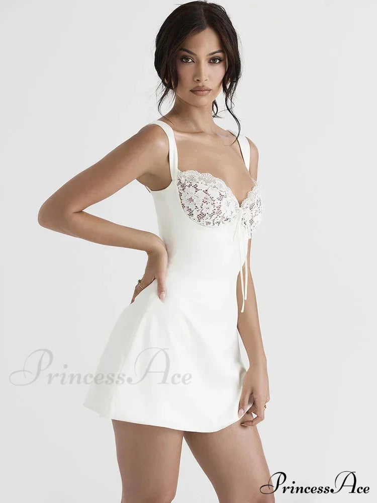 Sexy Backless Lace Party Club Slip Sleeveless Mini Dress image 5