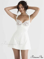 Sexy Backless Lace Party Club Slip Sleeveless Mini Dress image 3
