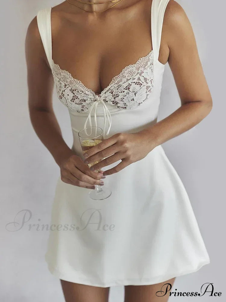 Sexy Backless Lace Party Club Slip Sleeveless Mini Dress image 6