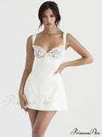 Sexy Backless Lace Party Club Slip Sleeveless Mini Dress image 2
