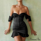 Sexy Club Off Shoulder Backless Party Dresses image 1