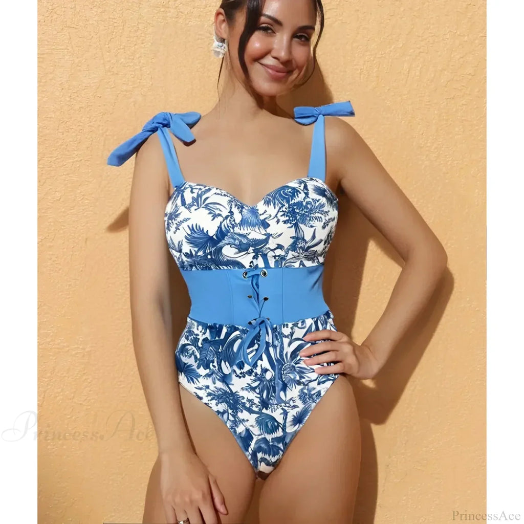 Sexy Cut Out Push Up One Piece Swimsuit image 2