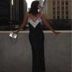 Sexy Deep-V Rhinestone Bandage Dress Prom Dress image 1