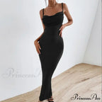 Sexy Draped Sleeveless Spaghetti Strap Midi Dress image 6