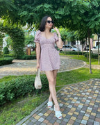Sexy Floral Print Wrap Floral Dress image 6
