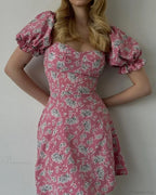 Sexy Floral Print Wrap Floral Dress image 8
