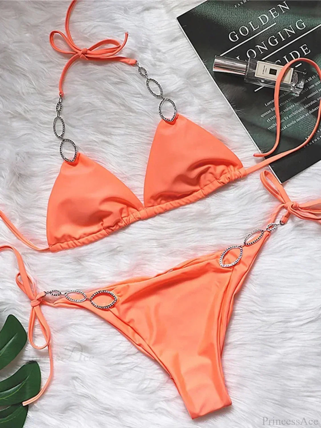 Sexy Halter Diamond Bikini Set image 7