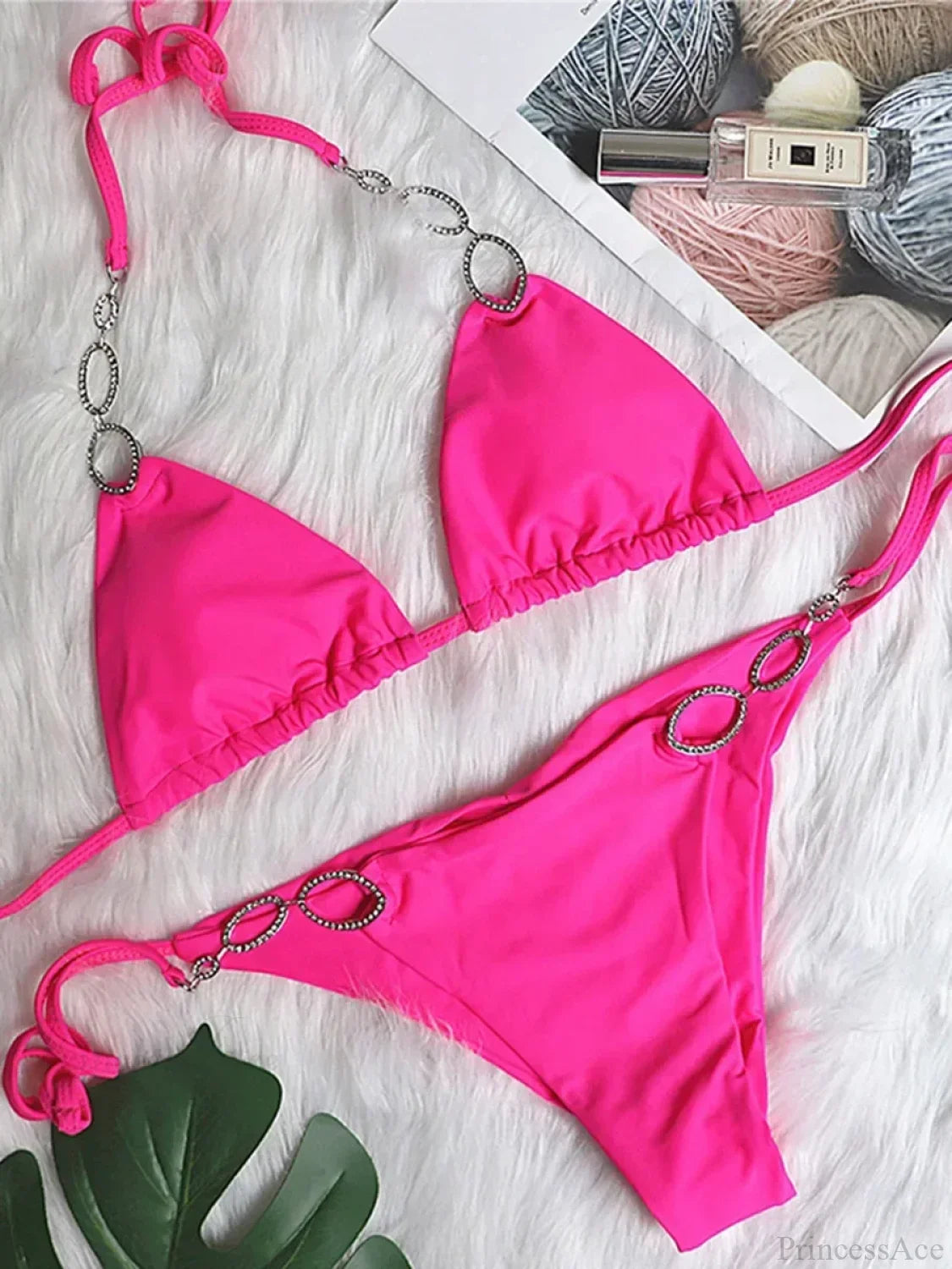 Sexy Halter Diamond Bikini Set image 8