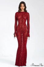 Sexy Leopard Print Party Maxi Dress image 1