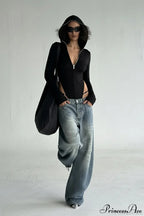 Sexy Long Sleeve Zip-Up Slim Fit Hoodie image 4