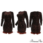 Sexy Luxury High Trendy Waist Short Dress image 12