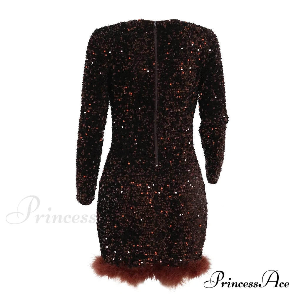 Sexy Luxury High Trendy Waist Short Dress image 15