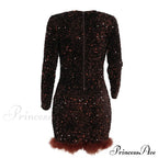 Sexy Luxury High Trendy Waist Short Dress image 15