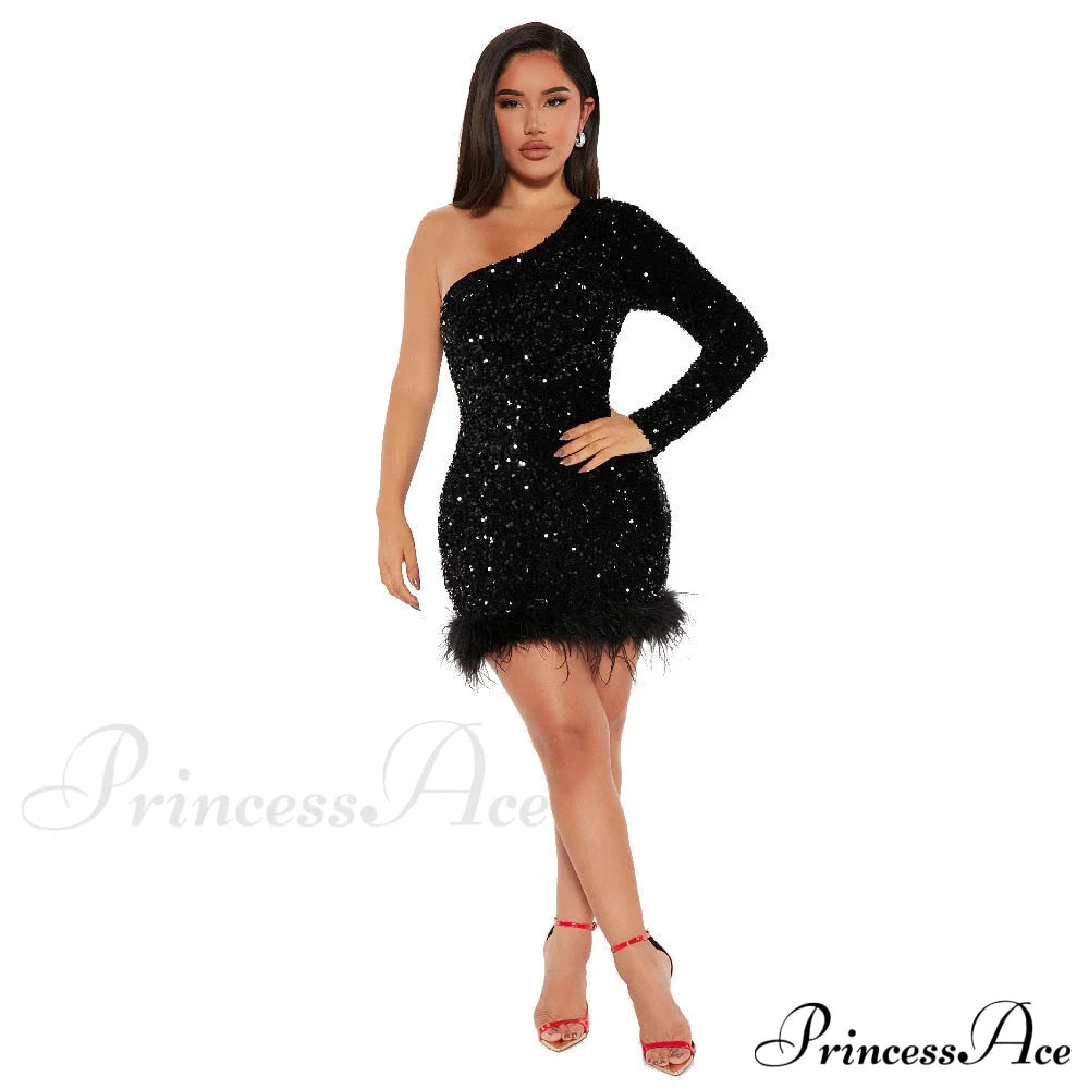 Sexy Luxury High Trendy Waist Short Dress image 8