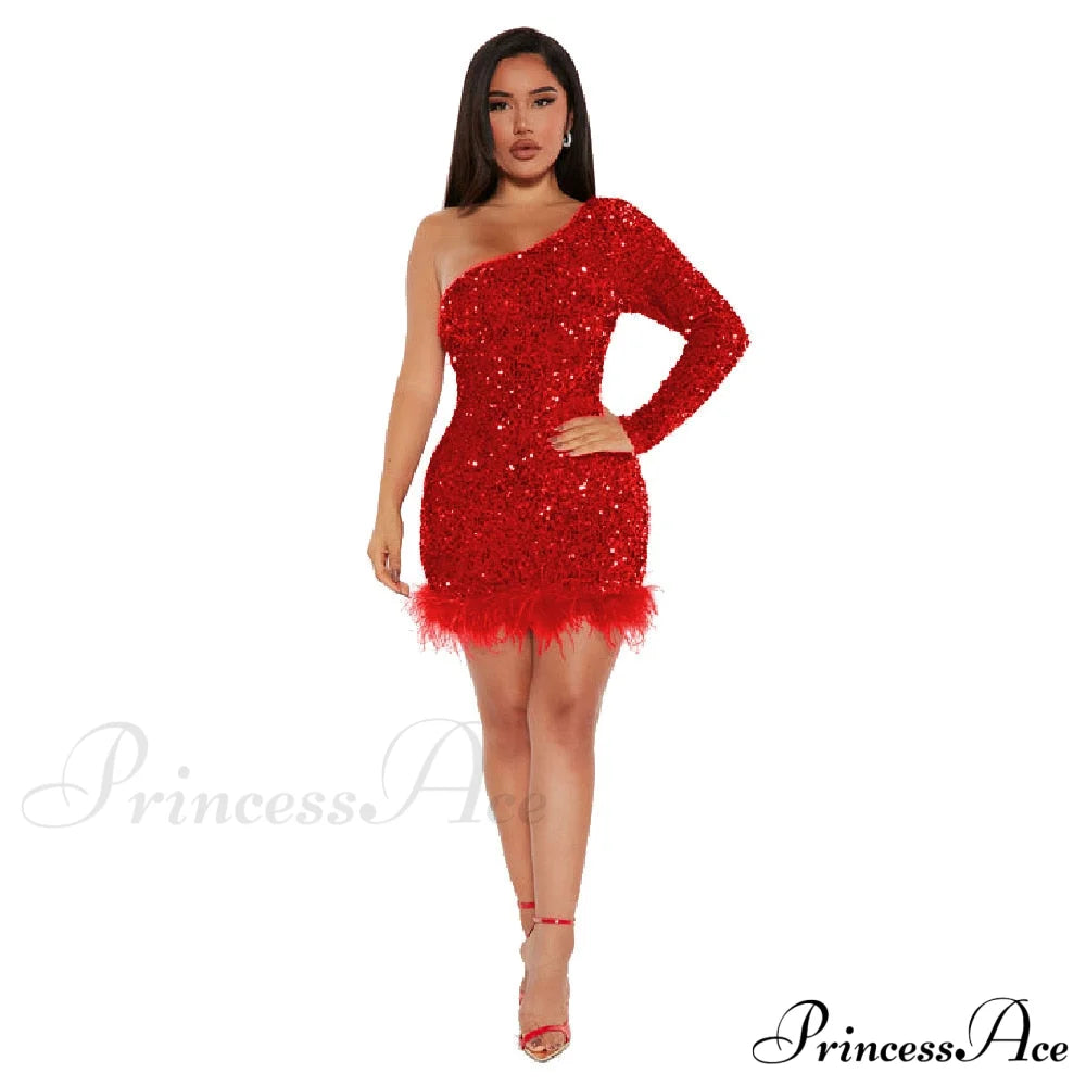Sexy Luxury High Trendy Waist Short Dress image 10