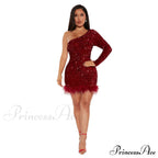 Sexy Luxury High Trendy Waist Short Dress image 9