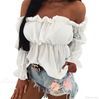 Sexy Shirt New Office Street Tops and Blouses image 5
