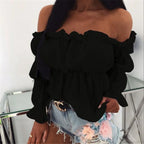 Sexy Shirt New Office Street Tops and Blouses image 4