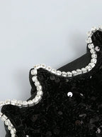 Sexy Slash Neck Long Sleeve Sparkling Sequins Dress Off Shoulder Party Dress image 5