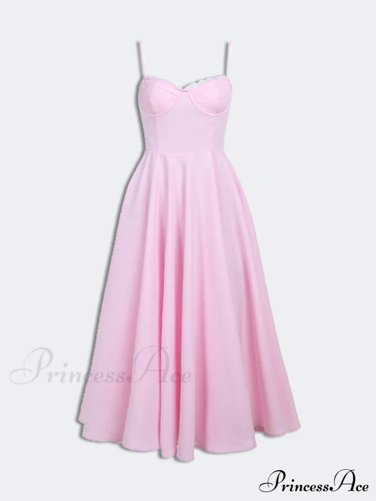 Sexy slim fit Charming waist Midi Dresses image 3