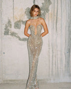 Sexy Strapless Bandage Prom Dress with Diamond Details image 3