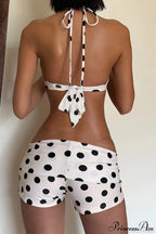 Sexy Vacation Polka Dot Bikini Set image 3