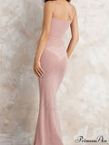 Sexy Women Sleeveless Strap Slim Sparkle Rhinestone Low Cut Trumpet Summer Party Female Vestido image 7