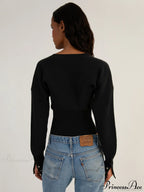 Sexy Women's Button Cardigan image 5