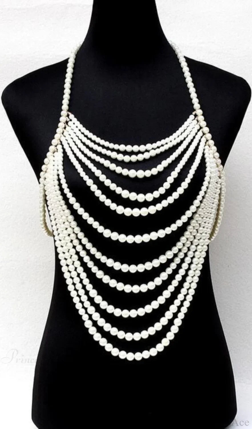 SHAWL WHITE PEARL TOP image 5