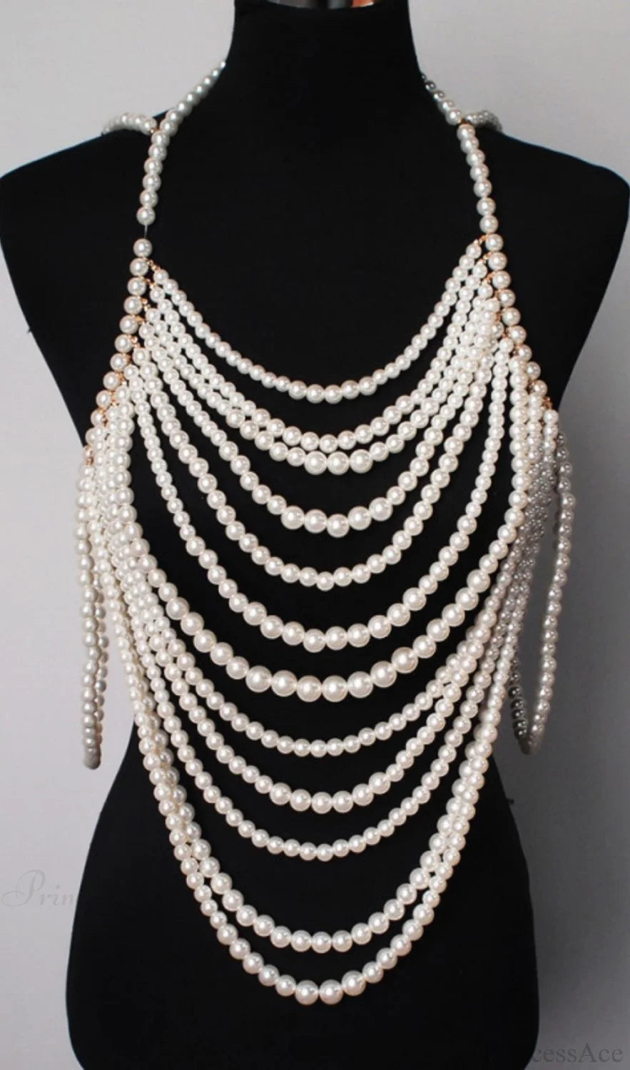 SHAWL WHITE PEARL TOP image 4