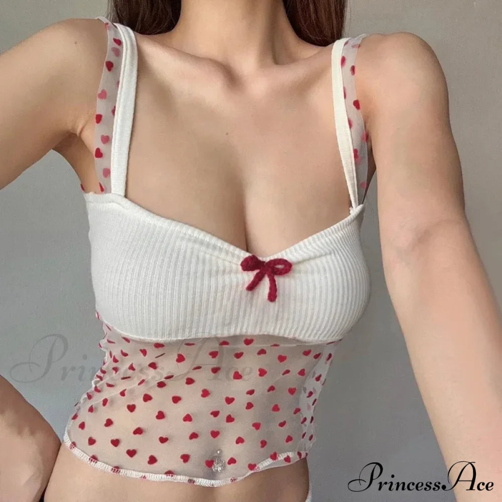 Sheer Knit Stylish Patchwork Bow Top image 3