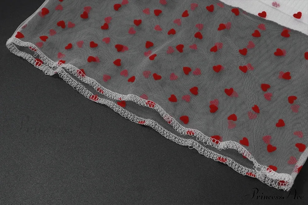 Sheer Knit Stylish Patchwork Bow Top image 10