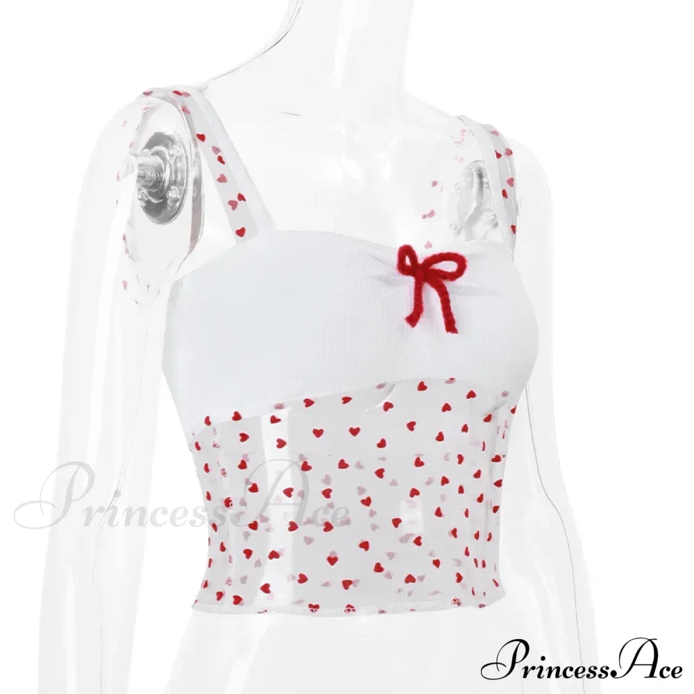 Sheer Knit Stylish Patchwork Bow Top image 7