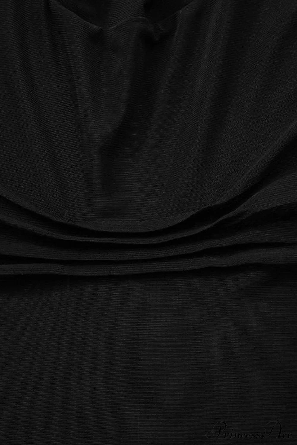 Sheer Solid Turtleneck Long Sleeve Tee image 5
