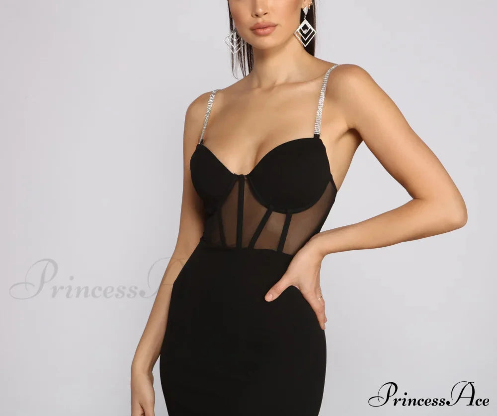 She's A Gem Charming Crepe Mini Dress image 3