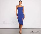 She's Got That Chic Graceful Style Crepe Midi Dress image 5