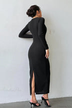 Shimmer Tight Mermaid Fitted Maxi Party Dress image 5