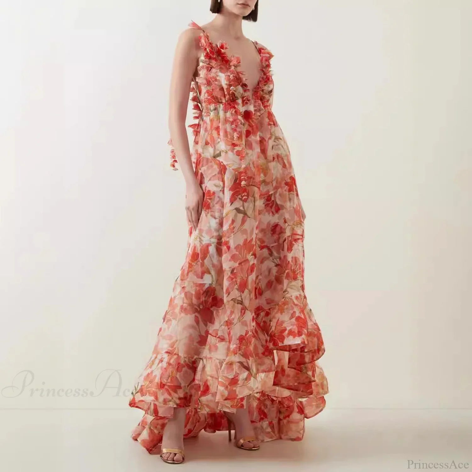 Shimmering Sequin Open Back Prom Dress image 2