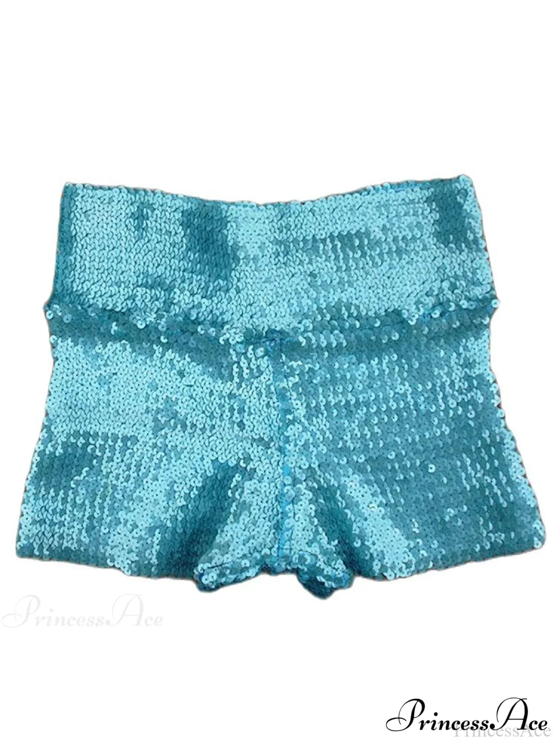 Shiny Sequin Pencil High Waist Mini Shorts image 8