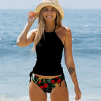 Shirring Tummy Control Bikini Two Piece Set image 6